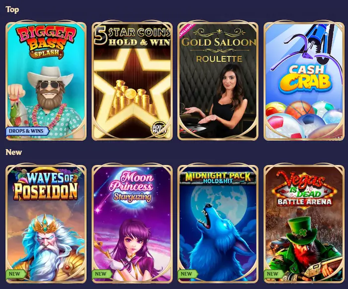 DivaSpin Casino games