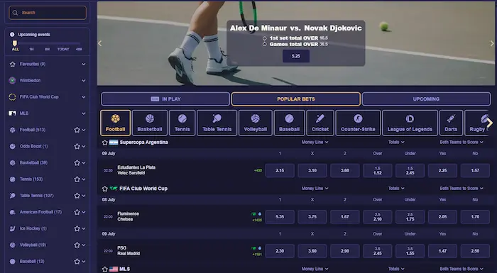 DivaSpin Casino sport